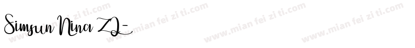 Simsun Nina ZL字体转换